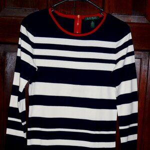Ralph Lauren Long Sleeve 100% cotton Top Size Medium
